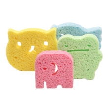 Sponduct Custom Logo Hemp Kitchen Sponge Scrubber,Biodegradable Cellulose Sponge,Non-Scratch Scrub Sponges